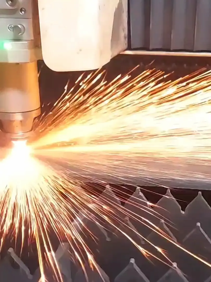 Laser cutting in action at Accuracy Laser and Fabrication